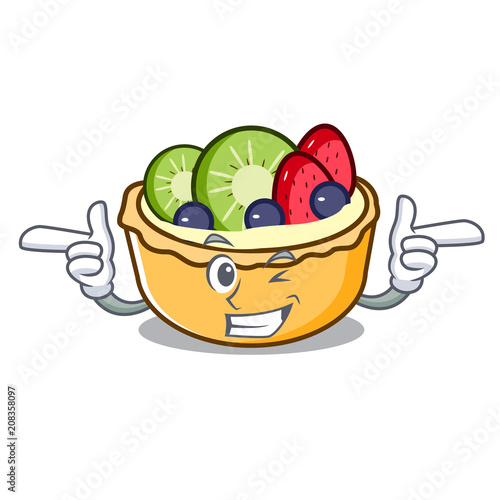 Wink fruit tart character cartoon