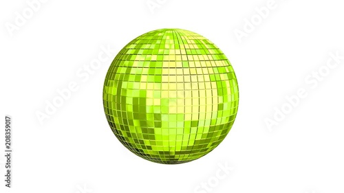 Disco Ball. Looped. Alpha Channel Included.
