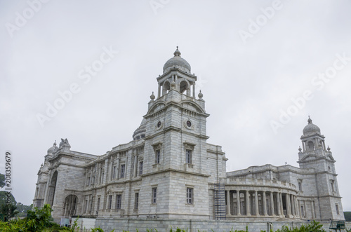 The palace in India to Kolkata Victoria Memorial Hall 