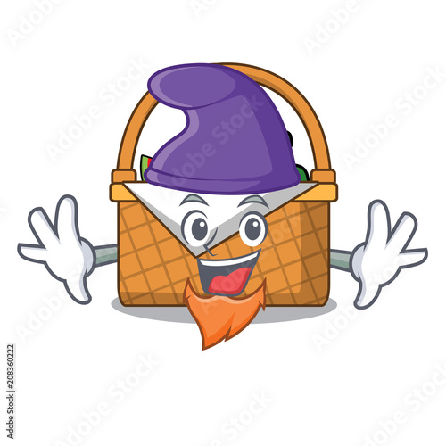 Elf picnic basket character cartoon photo