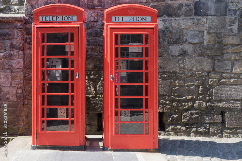 Klassische britische Telefonzellen Klassische britische Telefonzellen