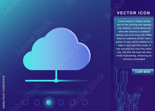 cloud data icon