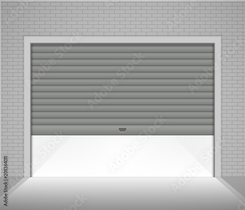 Roller garage door