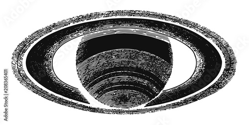 Planet Saturn #vector #isolated
