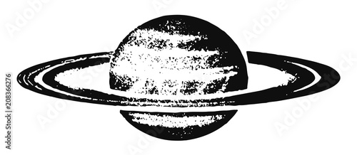 Planet Saturn #vector #isolated