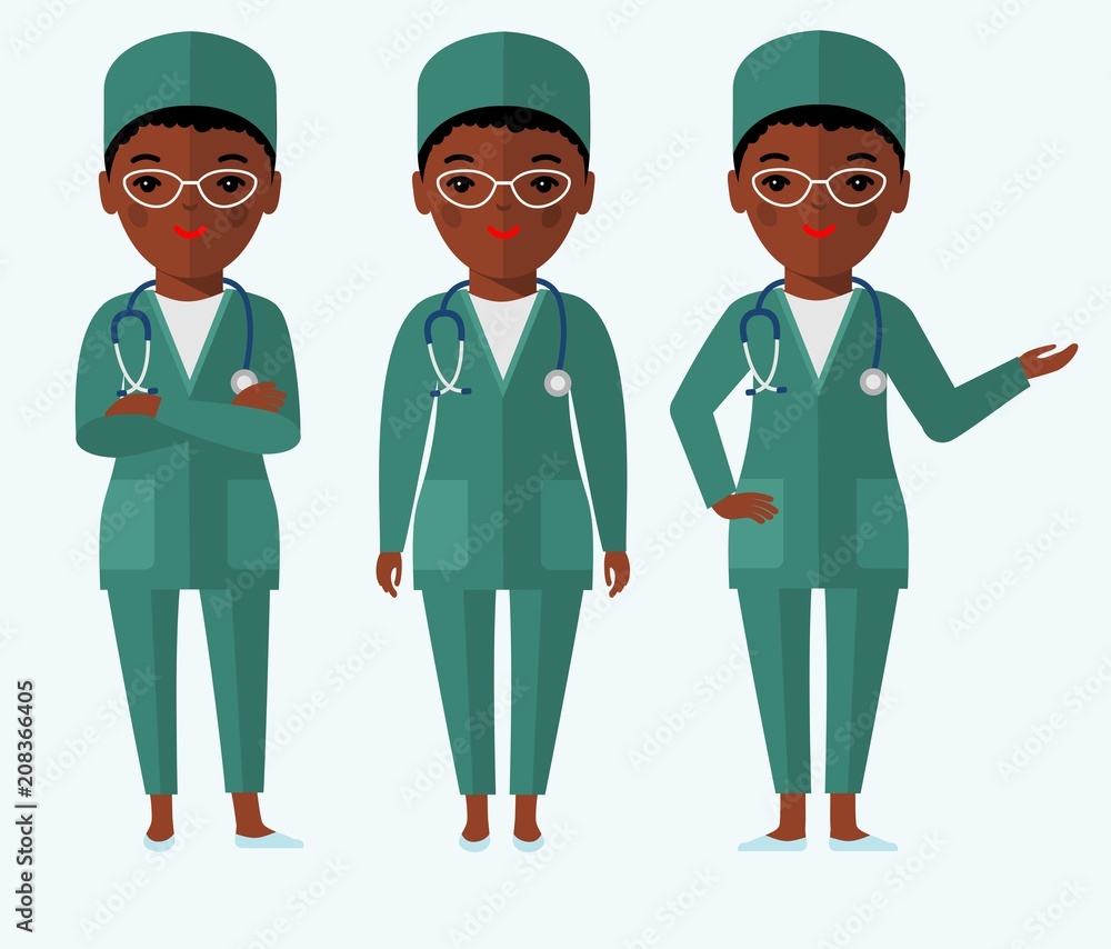 Medicine set of medical people, doctor and nurse. Vector illustration of a medical team, doctor, practitioner, physician, nurse.
Medicine set of medical people, doctor and nurse. Vector illustration of a medical team, doctor, practitioner, physician, nurse.
