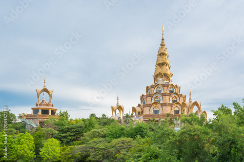 Wat Pha Sorn Kaew or Wat Phra Thart Pha Kaew is a buddhist monastery and temple in Khao Kho, Phetchabun, Thailand © thanongsak