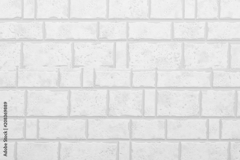 Obraz premium White modern stone tile wall background