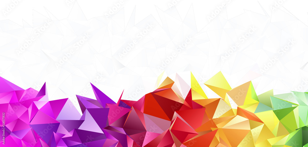 Abstract Low-Poly triangular modern background Abstract Low-Poly triangular modern background