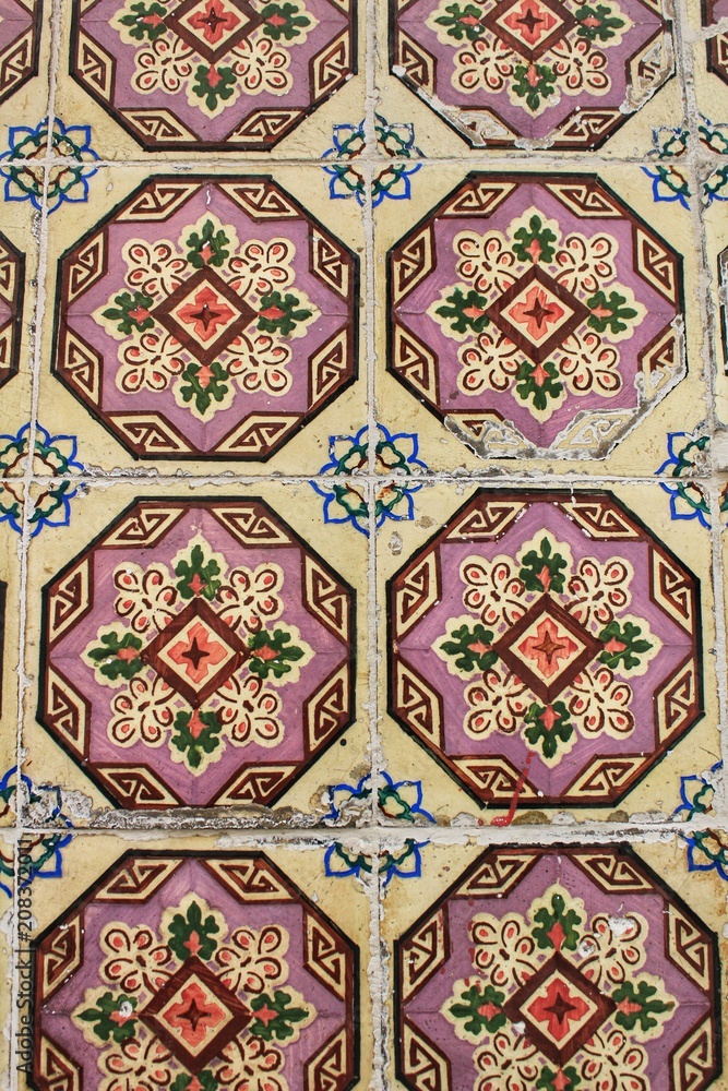 Colorful tiles of Lisbon