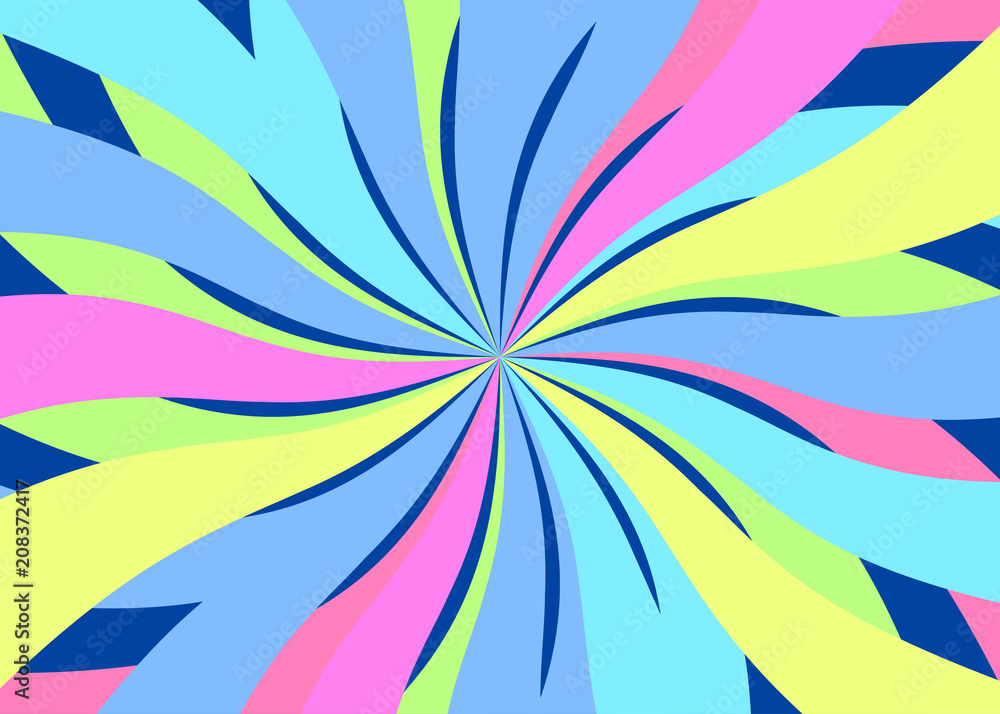 Colorful ribbons banner Colorful ribbons banner