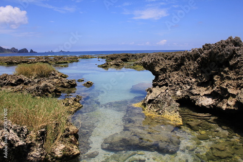Cold Spring Water, Beach view at Lanyu in Taiwan © yangli