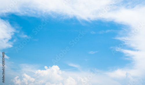 panorama clear blue sky background,clouds with background.