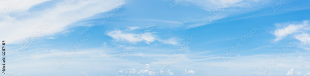 panorama clear blue sky background,clouds with background.