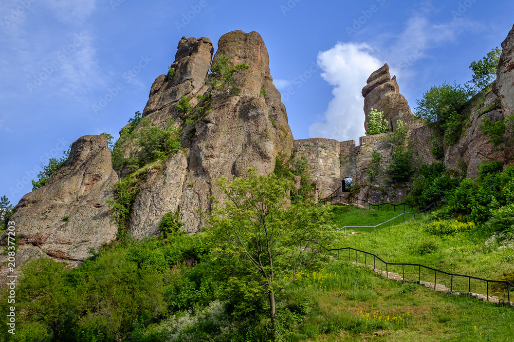 Rock Fortress in the mountains