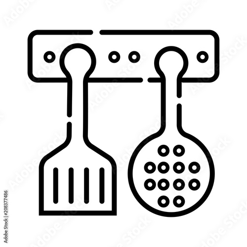 Ladle, skimmer icon