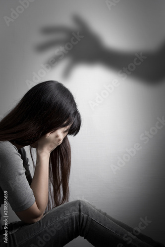 woman with sexual harassment