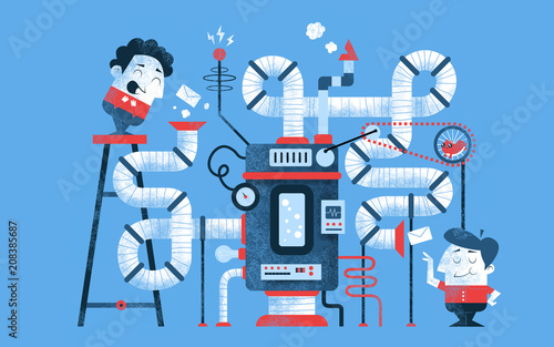 Transfer machine sending files