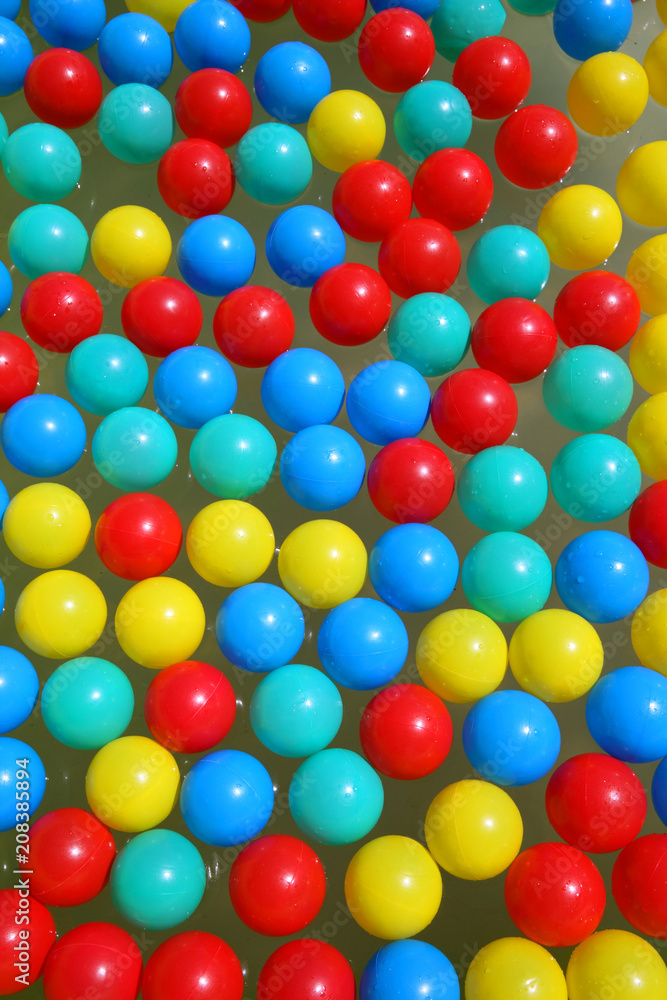 Colorful plastic balls Colorful plastic balls