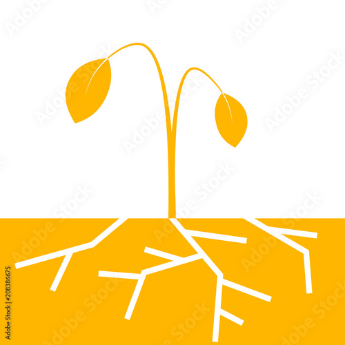 Drought vector icon