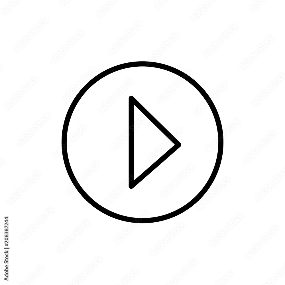 Play icon, Play icon vector, in trendy flat style isolated on white background. Play icon image, Play icon illustration Play icon, Play icon vector, in trendy flat style isolated on white background. Play icon image, Play icon illustration