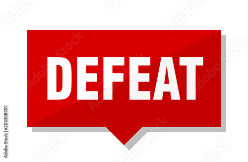 defeat red tag