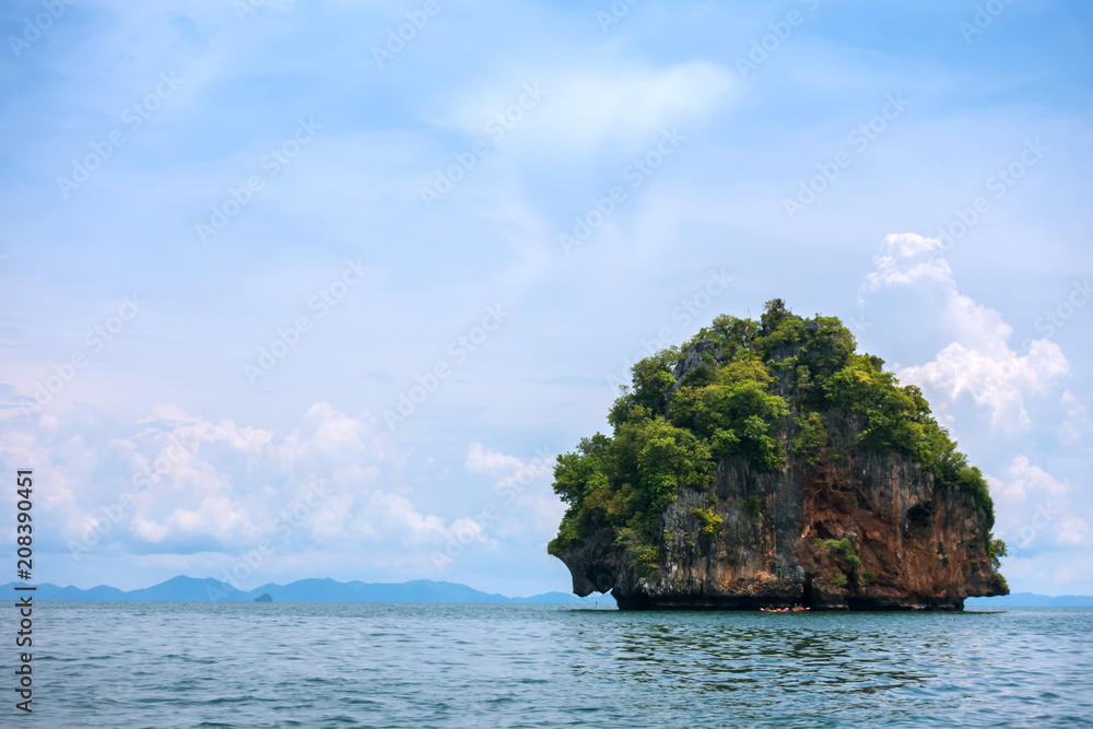 Beautiful island in Krabi Province, Thailand.