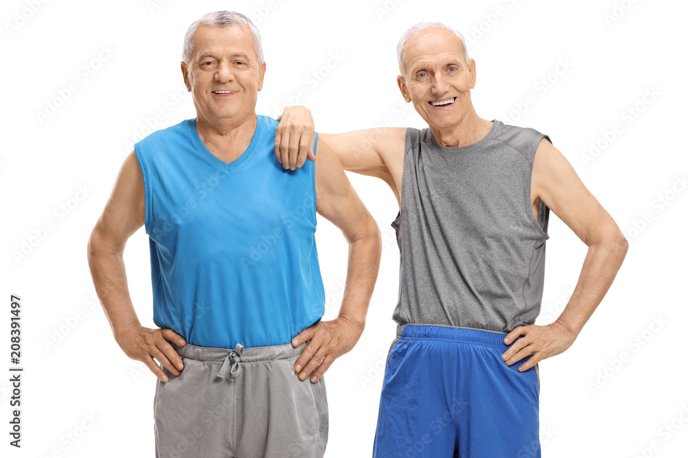 Seniors in sportswear Seniors in sportswear