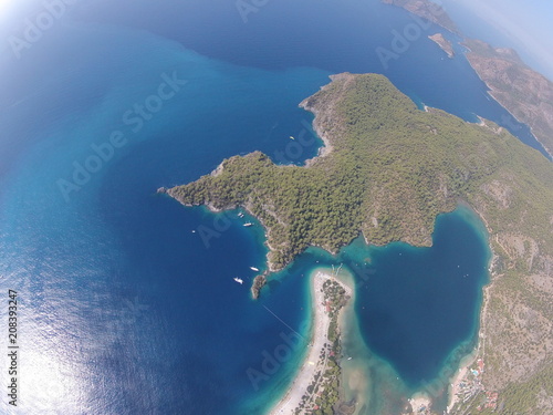 Oludeniz View From Parachute, Fethiye, Turkey © Victoria