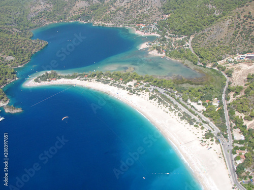 Oludeniz View From Parachute, Fethiye, Turkey
