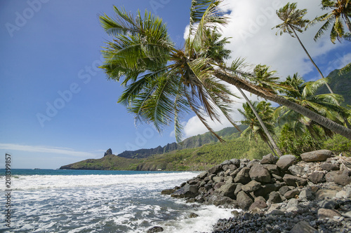 Landscape with Beach and mo...