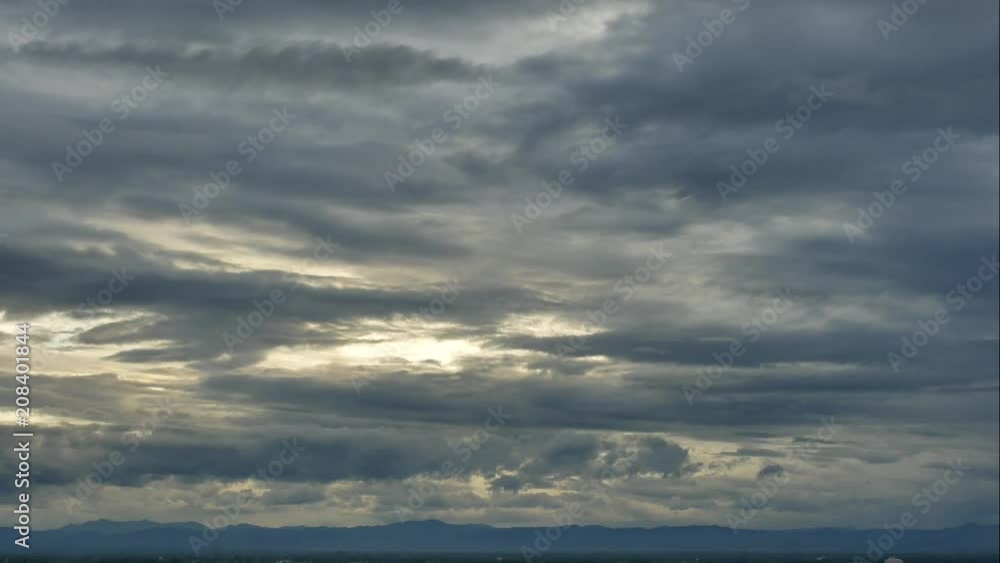 Time Lapse of Dramatic sky with stormy clouds before rain and thunderstorm Time Lapse of Dramatic sky with stormy clouds before rain and thunderstorm