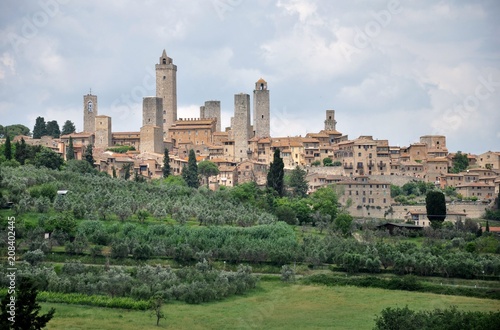 San Gimignano in der Toskana  Italien 