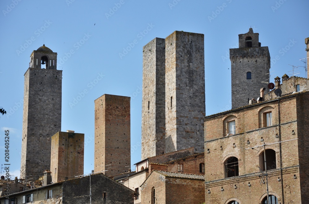 San Gimignano in der Toskana (Italien)