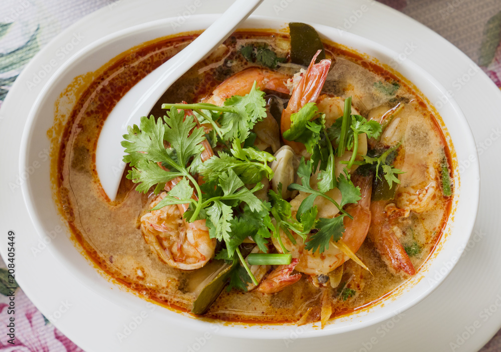 Thai food, tom yam gung Thai food, tom yam gung