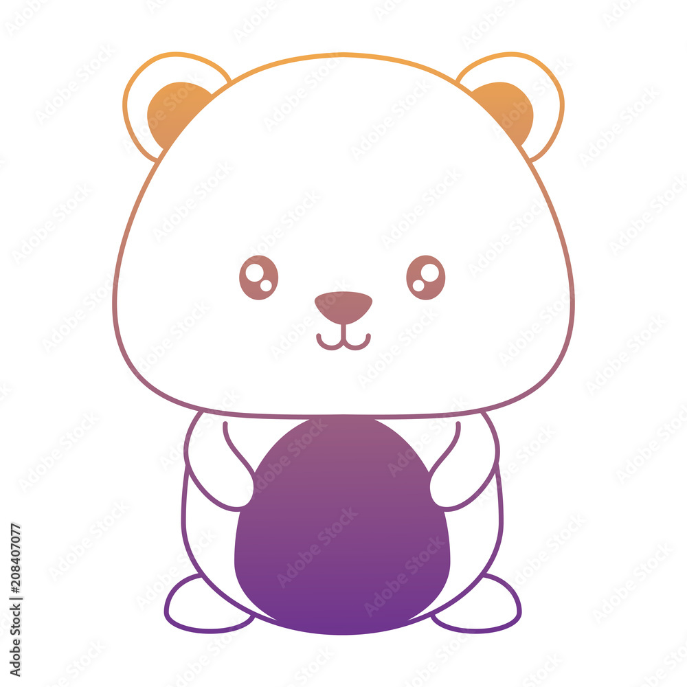 Cute squirrel icon over white background, vector illustration Cute squirrel icon over white background, vector illustration