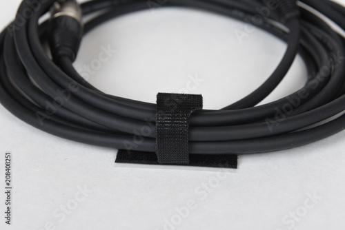 Cable Tie on XLR Cable