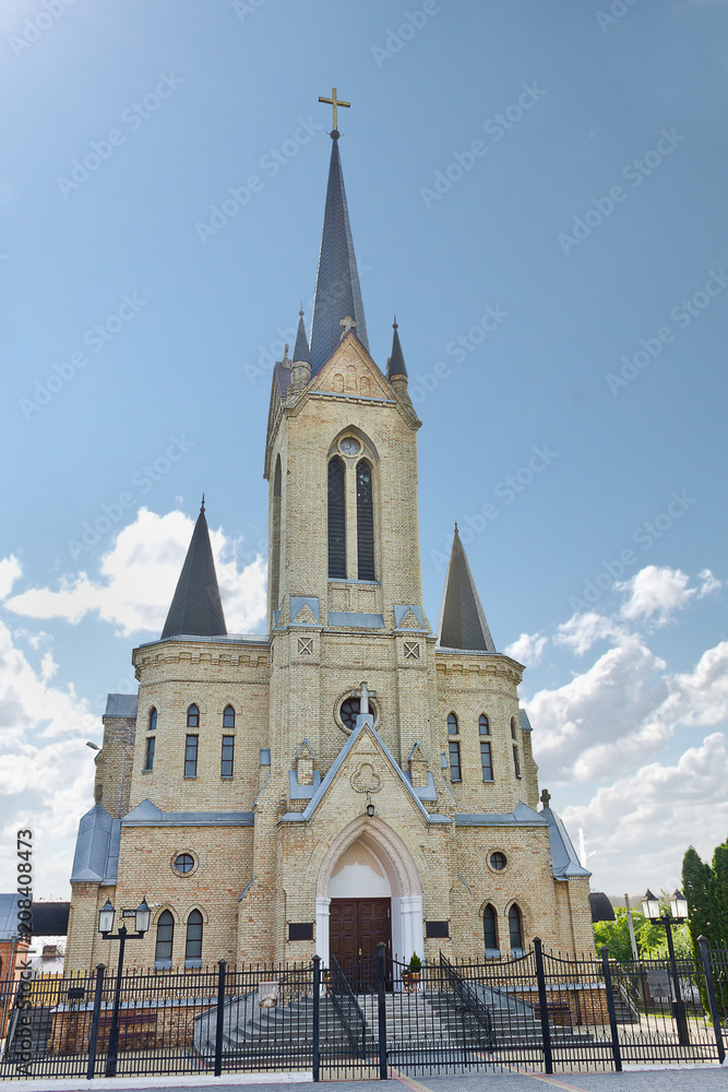 The Lutheran Church in Lutsk. Sights of Ukraine. The Lutheran Church in Lutsk. Sights of Ukraine.