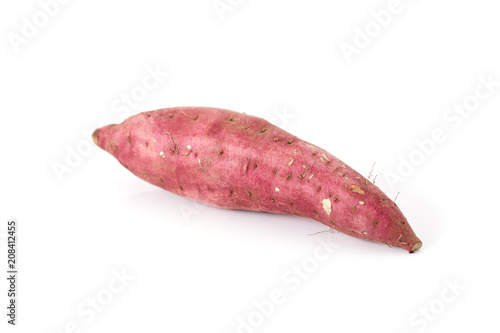 Sweet potato isolated on white background