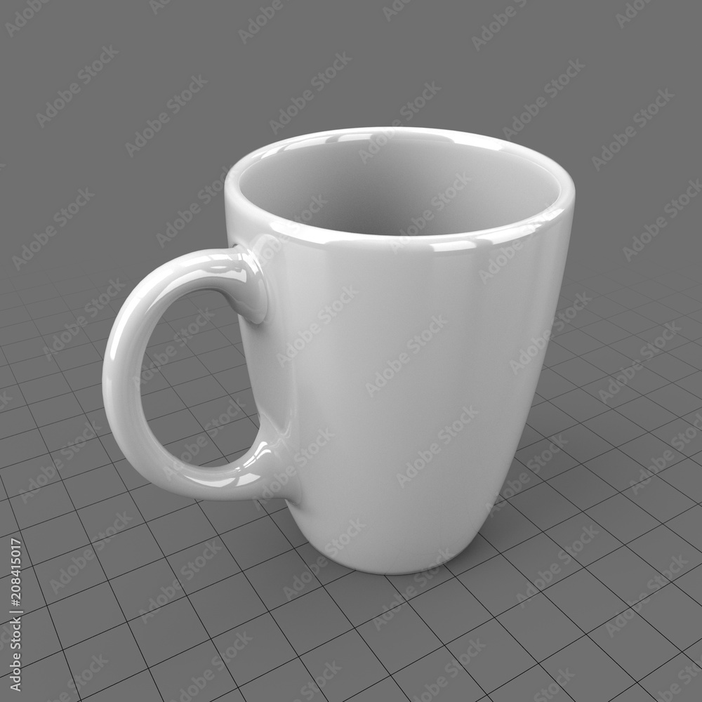 Coffee mug - Classic coffee cup | 3D model
