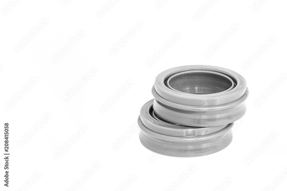 Rubber seal for Industrial on white background. Rubber seal for Industrial on white background.