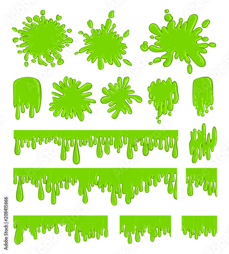 Slime green spot set