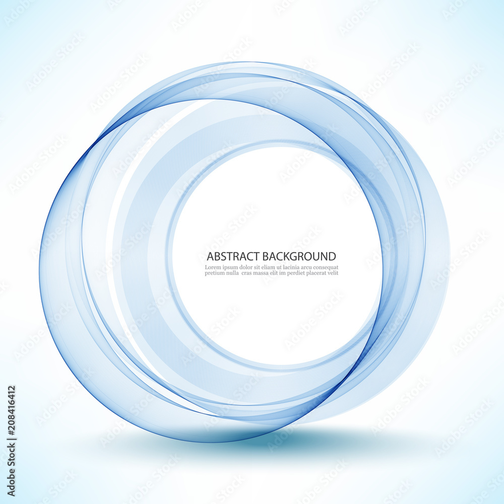 Abstract background with blue circles Abstract background with blue circles