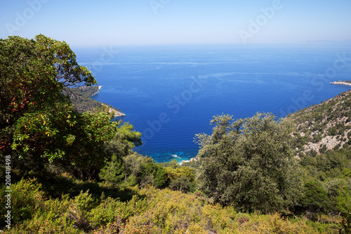 Beautiful calm bay and blue clear sea