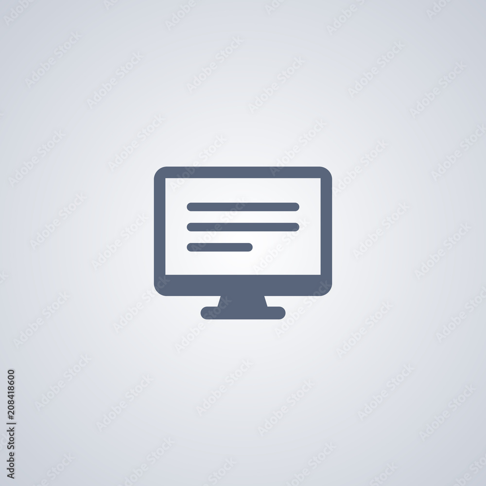 Monitor icon, Computer icon Monitor icon, Computer icon
