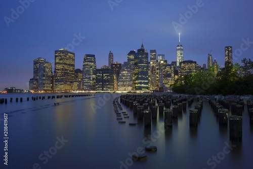 New York City Manhattan Financial District panorama © Bokicbo