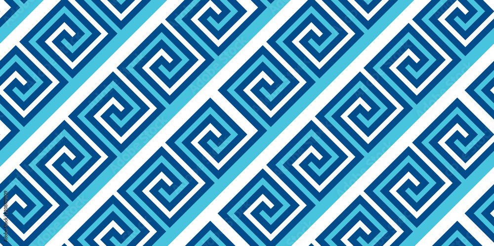 Greek classic meander seamless pattern. Greek classic meander seamless pattern.