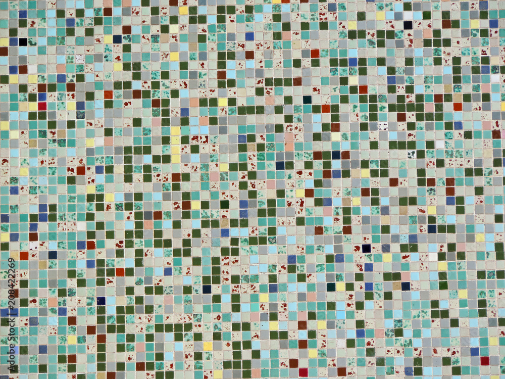 Colored and mixed tiles