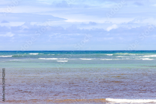 Front view Praia do Forte  Bahia Brazil - beach destination for summer travel holidays