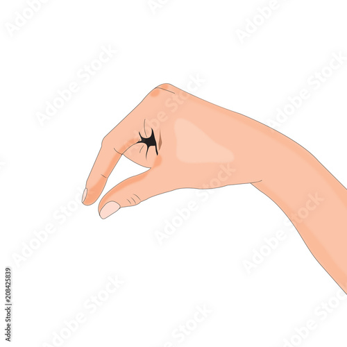 Greifende Hand